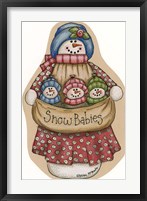 Red Snow Mom Fine Art Print