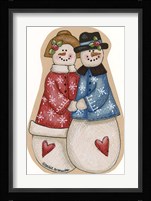 Snow Couple 1 Fine Art Print
