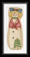 Tree Snowwoman Fine Art Print
