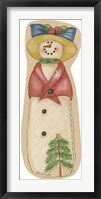 Tree Snowwoman Fine Art Print