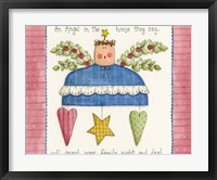 An Angel In The House Framed Print