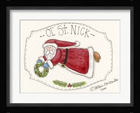 Ol' St. Nick Fine Art Print