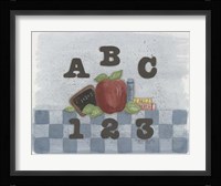 ABC, 123 Framed Print