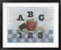 ABC, 123 Framed Print