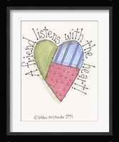 A Friend Listens Fine Art Print