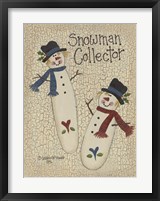 Snowman Collector Fine Art Print