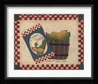 Squash Seeds Framed Print