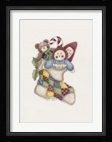 Stocking With Toys Fine Art Print