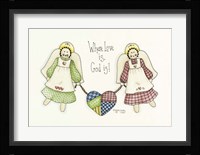 Where Love Is Angel Fine Art Print