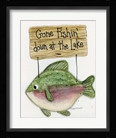Gone Fishing Framed Print
