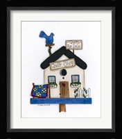 Quilt Shop Birdhouse Fine Art Print