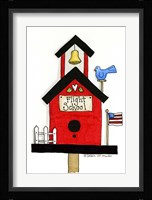 Flight School Birdhouse Fine Art Print