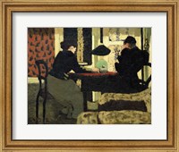 Two Women Under a Lamp, 1892 Fine Art Print