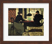 Two Women Under a Lamp, 1892 Fine Art Print