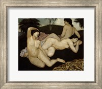 After the Bath, Three Nymphs 1908 Fine Art Print