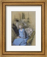 Woman in Blue, c. 1925-1930 Fine Art Print