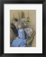 Woman in Blue, c. 1925-1930 Fine Art Print