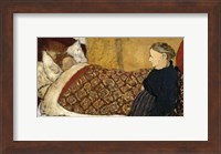 The Lullaby - Marie Roussel in Bed Late 1894 Fine Art Print