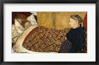 The Lullaby - Marie Roussel in Bed Late 1894 Fine Art Print