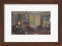 The Salon with Three Lamps, Rue Saint-Florentin, 1899 Fine Art Print