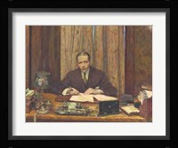 Lucien Rosengart at his Desk 1930 Fine Art Print
