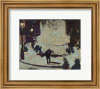 Place Clichy, Base of the Statue Fine Art Print