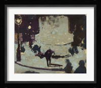 Place Clichy, Base of the Statue Fine Art Print