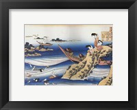 Female Divers Dive for Abalone Fine Art Print