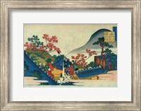 Emperor Daigo Greeted by his Father Fine Art Print