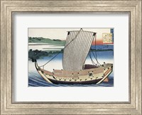 Two Lovers in a Sailboat Fine Art Print