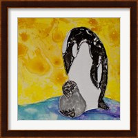 Penguins Under the Morning Sun Fine Art Print