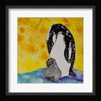 Penguins Under the Morning Sun Fine Art Print