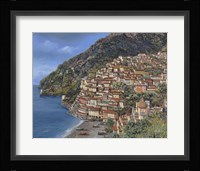 Positano E Torre Clavel Fine Art Print