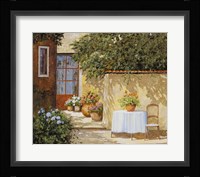 Muretto E Tavolo Fine Art Print