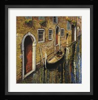 La Gondola Sul Canale Fine Art Print