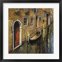 La Gondola Sul Canale Fine Art Print