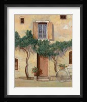 Mezza Bicicletta Sul Muro Fine Art Print