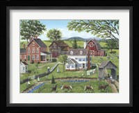 Chatting Across the Fence Fine Art Print