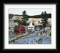 Ice Fun in Open Winter Fine Art Print