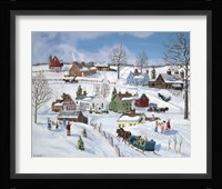 Winter Hamlet Fine Art Print