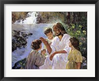 Christ And The Children Fine Art Print