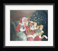 Checking His List Fine Art Print