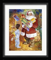 Santa Bearing Gifts Fine Art Print