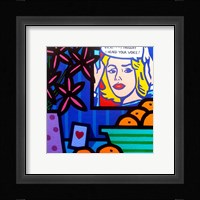 Homage To Lichtenstein Framed Print