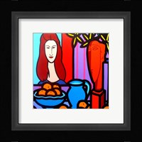 Homage To Modigliani 1 Framed Print