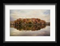 Autumn At Lake LaJoie 4 Framed Print