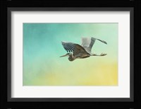 Heron At Sea Fine Art Print