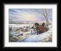 Sleigh Ride Home Fine Art Print