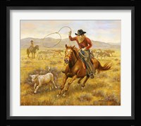 Lassoing Fine Art Print