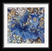 Iris Swirl Framed Print